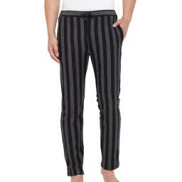 Hypernation Black & Grey Striped Pyjamas-picture-43