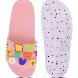 Pampy Angel Women's Pink Slides image 5