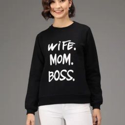 Kotty Black Round Neck Sweatshirt-picture-29
