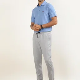 Andamen Grey Cotton Regular Fit Joggers image 5