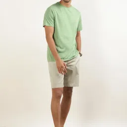 Andamen Green Cotton Regular Fit T-Shirt image 5