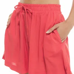 TERRANOVA Women High-Rise Shorts-image-6