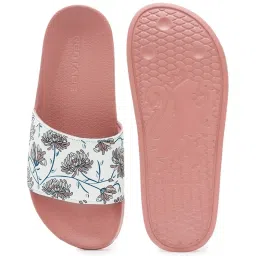 Red Tape Women's Pink Slides image 5