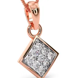 Candere by Kalyan Jewellers 18k Rose Gold and Cubic Zirconia Pendant for Women image 5