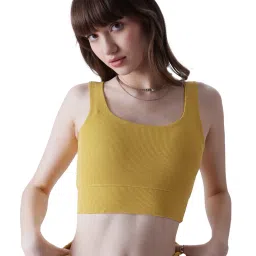 The Souled Store Yellow Sleeveless Co-Ord Set image 5