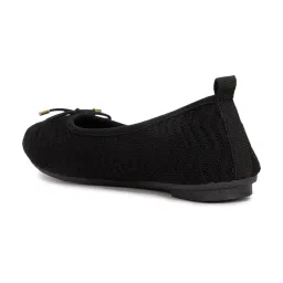 Bata Women's Black Flat Ballets image 5