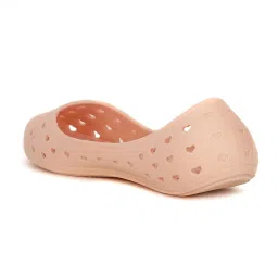 Bata Women's Peach Flat Ballets image 5