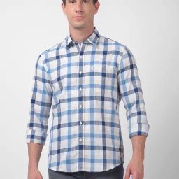 NUMERO UNO Blue Checked Shirt-picture-47
