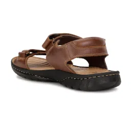 Scholl by Bata Men's Brown Floater Sandals image 5