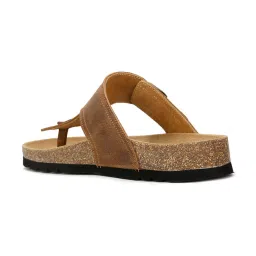 Scholl by Bata Men's Tan Thong Sandals image 5