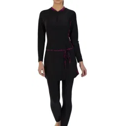 Speedo Black Printed Swimsuit image 1