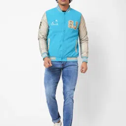 Spykar Aqua Straight Fit Bomber Neck Jacket image 5