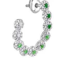 GIVA 925 Silver Rhodium-Plated Contemporary Cubic Zirconia Studded Studs image 5