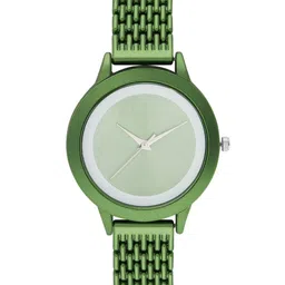 SZN Women Dial & Reset Time Analogue Watch Laxi GreenSZN image 2