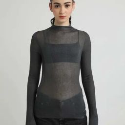 CALVIN KLEIN JEANS Black Self Pattern Sweater-picture-12
