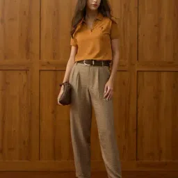 U.S. Polo Assn. Orange Cotton Regular Fit Polo T-Shirt image 5