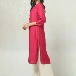 Soch Pink Other Embellished Kurta image 4