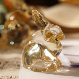 Pure Home and Living Yellow Glass Rabbit (Small)-picture-11