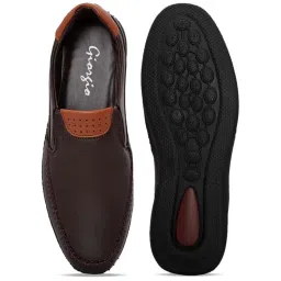 Giorgio Men's Maroon Formal Slip-Ons image 3
