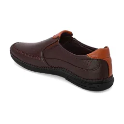 Giorgio Men's Maroon Formal Slip-Ons image 5