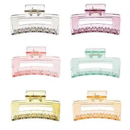 DOCTOR HEALTH SUPER SOFT Women Set of 6 Claw Clip-picture-21