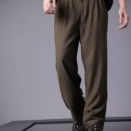 SOKO STREET Men Relaxed Fit Pleated Trousers image 2