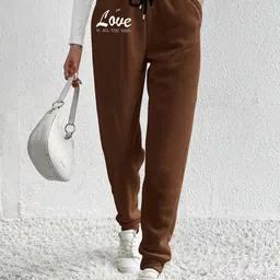 TABADTOD Women Printed Relaxed Loose Fit Joggers Trousers-picture-4