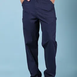 V-Mart Men Mid-Rise Cotton Cargos Trousers-image-86