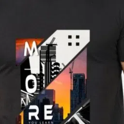 GLOBAL NOMAD Men 2 Printed Bio Finish Applique T-shirt image 2