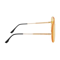 Ted Smith Yellow Aviator UV Protection Unisex Sunglasses image 5