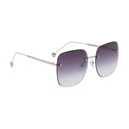Ted Smith Grey Square UV Protection Unisex Sunglasses image 5