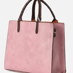 HauteSauce Pink Medium Handheld Handbag Combo Set image 5