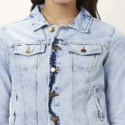 Honey by Pantaloons Blue Regular Fit Jacket image 5