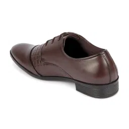 Fausto Men's Brown Derby Shoes image 5