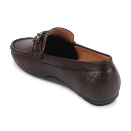 Fausto Men's Brown Formal Loafers image 5