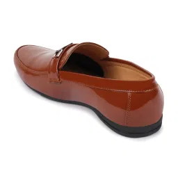 Fausto Men's Tan Formal Loafers image 5