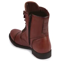 Fausto Men's Tan Biker Boots image 5