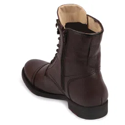 Fausto Men's Brown Biker Boots image 5