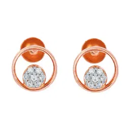 Bhima Jewels 22k (916) Rose Gold Earrings for Women-picture-68