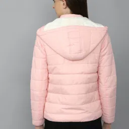Allen Solly Peach Quilted Puffer Jacket image 2