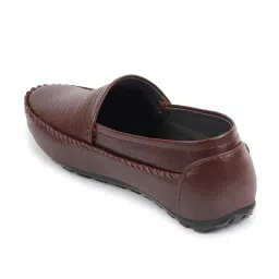 Fausto Men's Brown Casual Loafers image 5