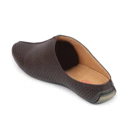 Fausto Men's Brown Mule Shoes image 5