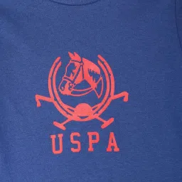 U.S. Polo Assn. Kids White & Blue Cotton Printed Full Sleeves T-Shirt (Pack of 2) image 5