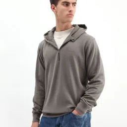 Rare Rabbit Green Solid Regular Fit Sweatshirt-picture-41