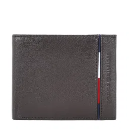 Tommy Hilfiger Ramiro Brown Casual Leather Bi-Fold Wallet for Men image 1