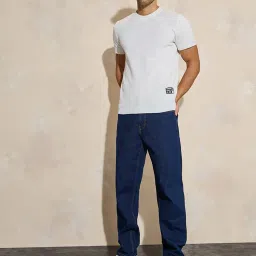 Styli Dark Blue Cotton Slim Fit Stretchable Jeans image 5