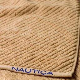 Nautica Cross View Wheat, Lilac & Grapemist Cotton 600 GSM Fluffy Zero Twist Face Towel - Set of 12 image 5