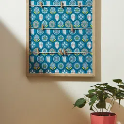 Chumbak Blue & White Majestic Owl Memo Board image 1
