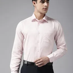 Blackberrys Men Pure Cotton Slim Fit Printed Formal Shirt-image-85