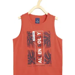 Allen Solly Junior Red Graphic Print Vest-picture-16